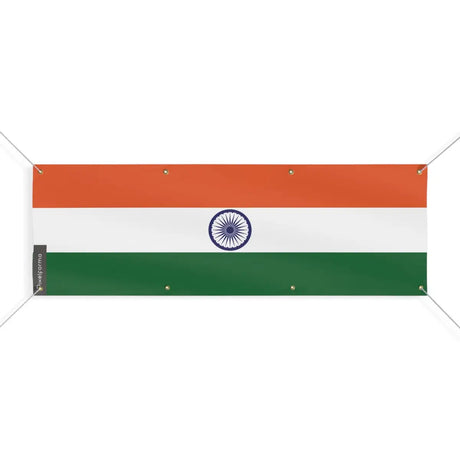 Drapeau de l’inde 8 oeillets en plusieurs tailles (l) - pixelforma