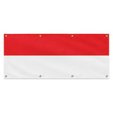 Drapeau indonésie polyester résistant usage extérieur intensif