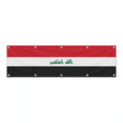 Drapeau de l'Irak grand format XL en polyester avec dix œillets