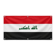 Drapeau irak en polyester résistant avec œillets solides