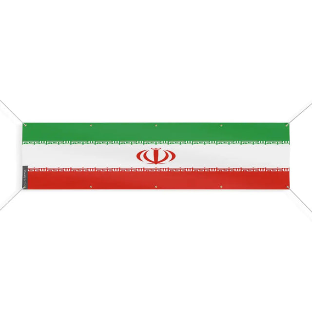 Drapeau de l'Iran 10 Oeillets en Plusieurs Tailles (XL) - Pixelforma 