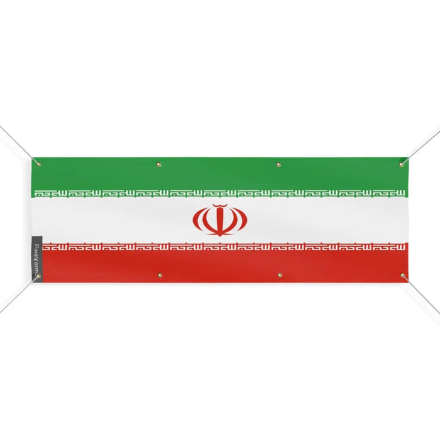 Drapeau de l'Iran 8 Oeillets en Plusieurs Tailles (L) - Pixelforma 