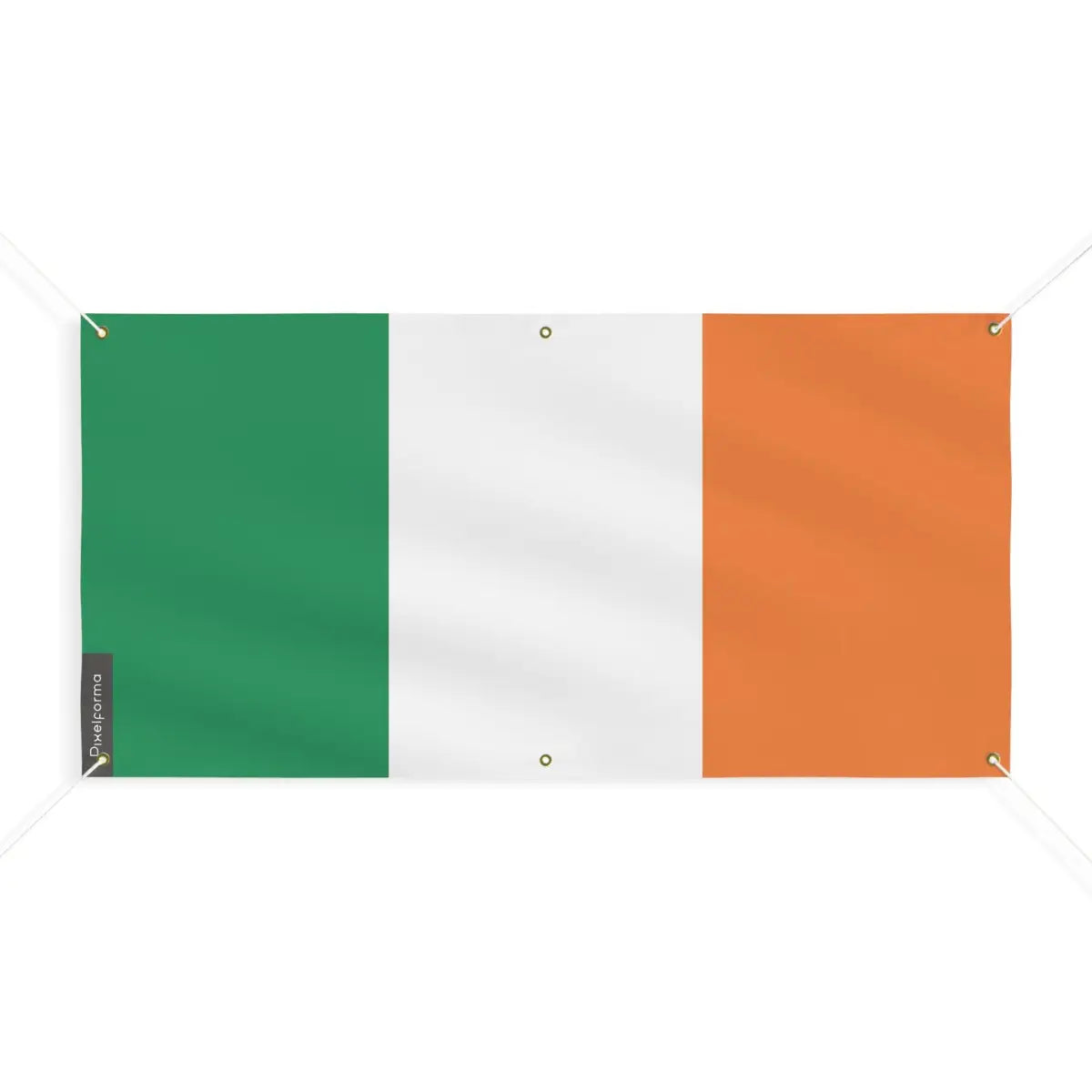 Drapeau de l'Irlande 6 Oeillets en Plusieurs Tailles (M) - Pixelforma 