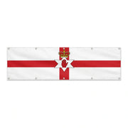 Drapeau de l'Irlande du Nord grand format XL en polyester avec dix œillets