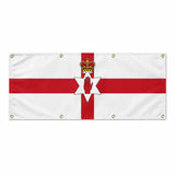 Drapeau irlande du nord en polyester résistant œillets