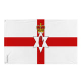 Northern Ireland Flag in Multiple Sizes 100% Polyester Print with Double Hem - Pixelforma