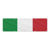 Drapeau de l'Italie grand format XL en polyester avec dix œillets