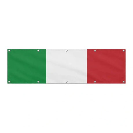 Drapeau de l'Italie grand format XL en polyester avec dix œillets