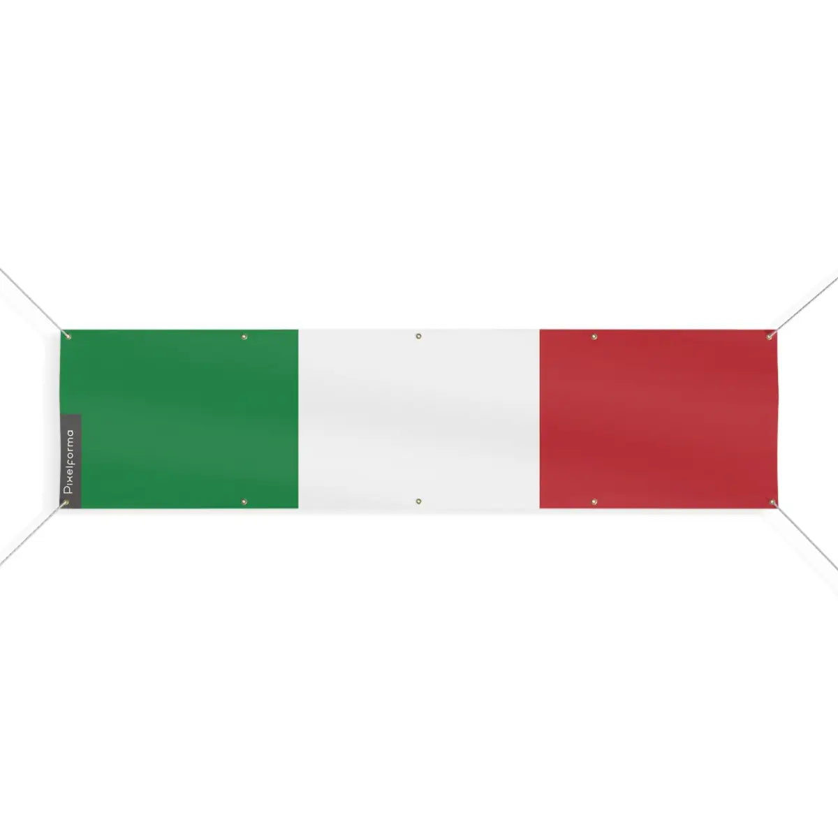 Drapeau de l'Italie 10 Oeillets en Plusieurs Tailles (XL) - Pixelforma 