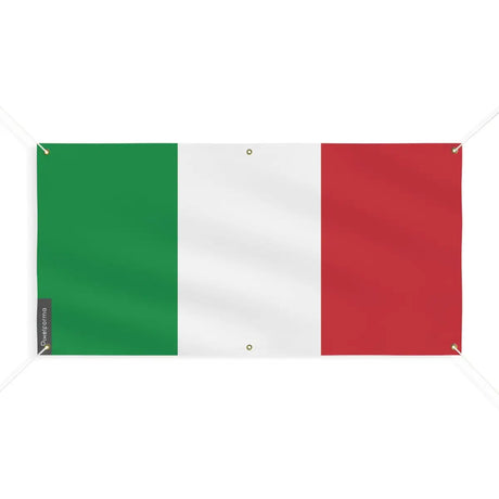 Drapeau de l'Italie 6 Oeillets en Plusieurs Tailles (M) - Pixelforma 