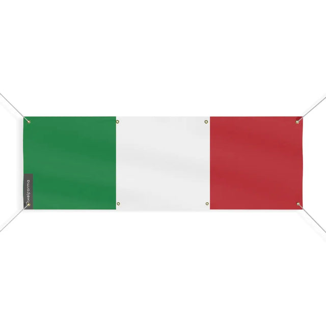 Drapeau de l’italie 8 oeillets en plusieurs tailles (l) - pixelforma