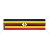 Drapeau de l'Ouganda 10 Oeillets en Plusieurs Tailles (XL) - Pixelforma 