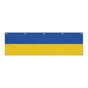 Drapeau de l'Ukraine grand format XL en polyester avec dix œillets