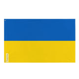 Flag of Ukraine in Multiple Sizes 100% Polyester Print with Double Hem - Pixelforma