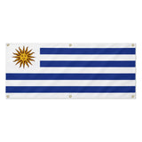 Drapeau uruguay polyester résistant aux intempéries 8 œillets