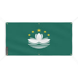 Drapeau de Macao 6 Oeillets en plusieurs tailles - Pixelforma