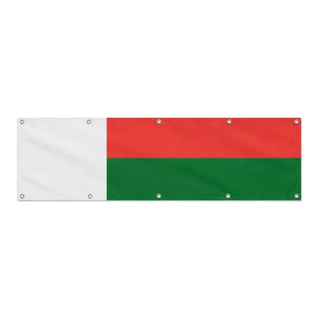 Drapeau de Madagascar grand format XL en polyester avec dix œillets