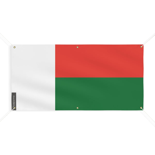 Drapeau de Madagascar 6 Oeillets en plusieurs tailles - Pixelforma