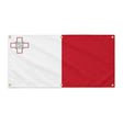 Drapeau malte polyester résistant aux intempéries œillets