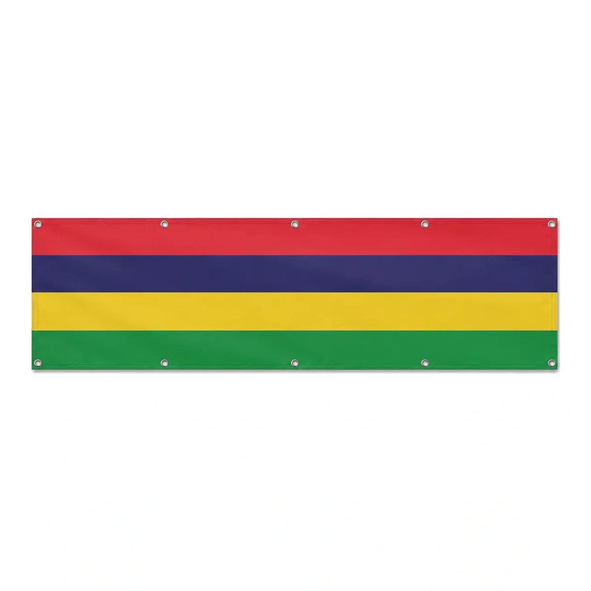 Drapeau de Maurice grand format XL en polyester avec dix œillets