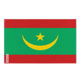 Drapeau de mauritanie plusieurs tailles en polyester - pixelforma