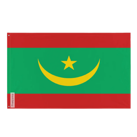 Drapeau de mauritanie plusieurs tailles en polyester - pixelforma