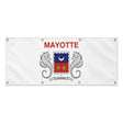 Drapeau mayotte polyester résistant œillets usage extérieur