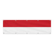 Drapeau de Monaco grand format XL en polyester avec dix œillets