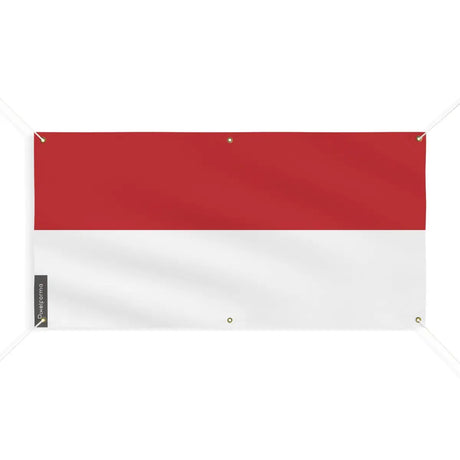 Drapeau de monaco 6 oeillets en plusieurs tailles (m) - pixelforma