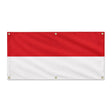 Drapeau monaco polyester résistant usage extérieur durable