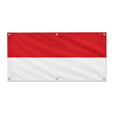 Drapeau monaco polyester résistant usage extérieur durable