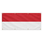Drapeau monaco polyester résistant pour extérieur durable
