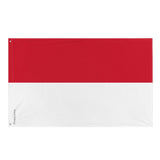 Monaco Flag in Multiple Sizes 100% Polyester Print with Double Hem - Pixelforma