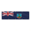 Drapeau de Montserrat grand format XL en polyester avec dix œillets