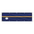 Drapeau de Nauru grand format XL en polyester avec dix œillets