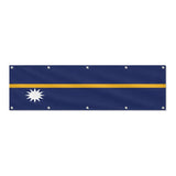 Drapeau de Nauru grand format XL en polyester avec dix œillets