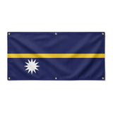 Drapeau nauru polyester résistant aux intempéries