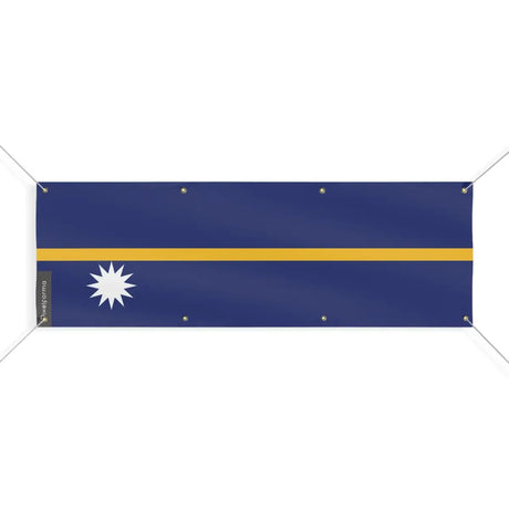 Drapeau de Nauru 8 Oeillets en Plusieurs Tailles (L) - Pixelforma 