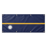 Drapeau nauru polyester résistant usage extérieur durable