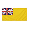 Drapeau niue polyester résistant aux intempéries 6 œillets