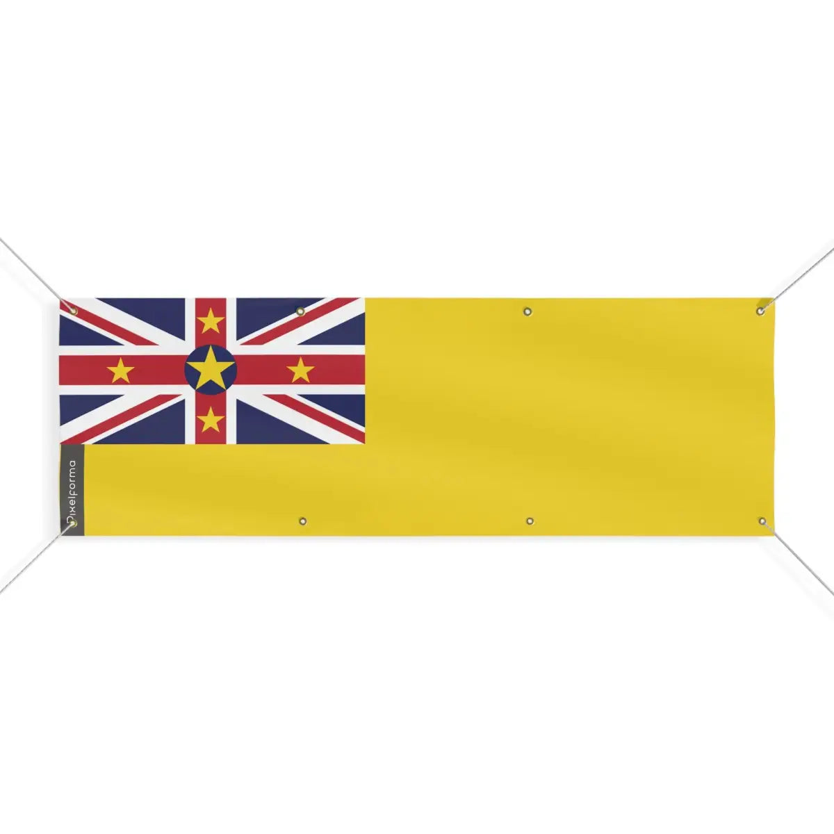 Drapeau de niue 8 oeillets en plusieurs tailles (l) - pixelforma