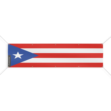 Drapeau de Porto Rico 10 Oeillets en plusieurs tailles - Pixelforma