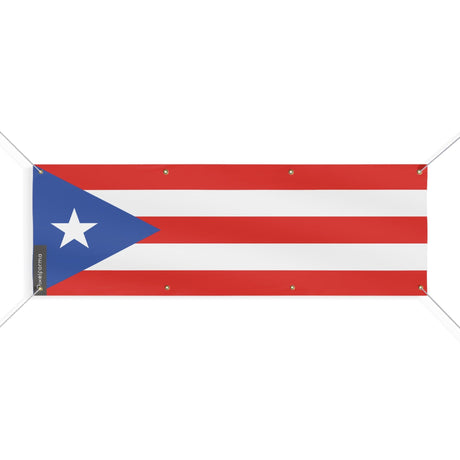 Drapeau de Porto Rico 8 Oeillets en plusieurs tailles - Pixelforma