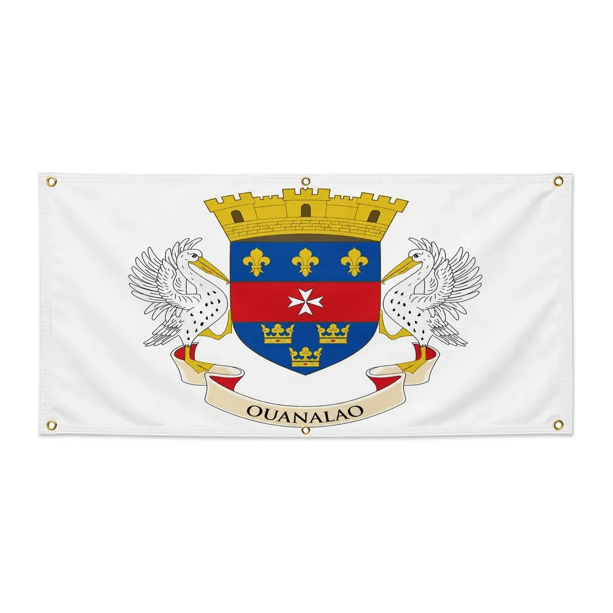 Drapeau saint-barthélemy polyester résistant aux intempéries