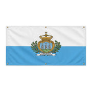 Drapeau saint-marin polyester résistant usage extérieur