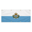Drapeau saint-marin polyester résistant usage extérieur