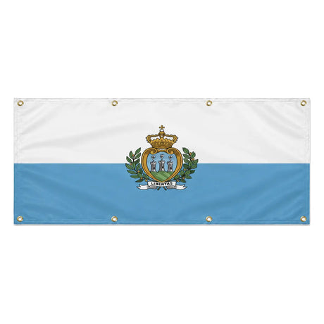 Drapeau saint-marin polyester résistant usage extérieur