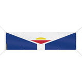 Drapeau de saint-martin 10 oeillets en plusieurs tailles (xl) - pixelforma