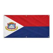 Drapeau saint-martin polyester résistant aux intempéries