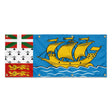 Drapeau saint-pierre-et-miquelon polyester résistant œillets